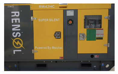 Дизельный генератор Rensol RW 32 HC в кожухе с АВР ДизельЭнергоРесурс